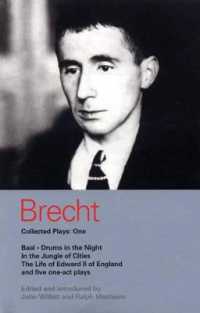 Brecht Collected Plays: 1 : Baal; Drums in the Night; in the Jungle of Cities; Life of Edward II of England; & 5 One Act Plays (World Classics)