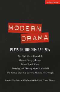Modern Drama: Plays of the '80s and '90s : Top Girls; Hysteria; Blasted; Shopping & F***ing; the Beauty Queen of Leenane (Play Anthologies)