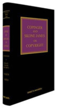 Copinger & Skone James on Copyright -- Hardback