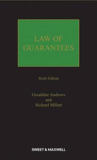 保証契約法（第６版）<br>Law of Guarantees （6TH）