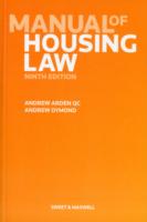 英国住宅関連法マニュアル（第９版）<br>Manual of Housing Law -- Paperback （9 Rev ed）