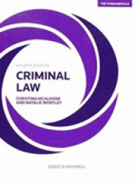 Criminal Law - the Fundamentals （4TH）