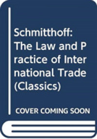 Schmitthoff: the Law and Practice of International Trade （13TH）