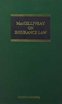 MacGillivray on Insurance Law （13TH）