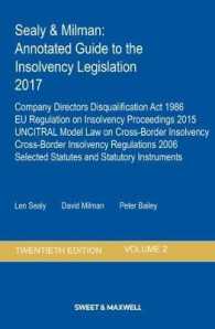 Sealy & Milman: Annotated Guide to the Insolvency Legislation 2017: Volume 2