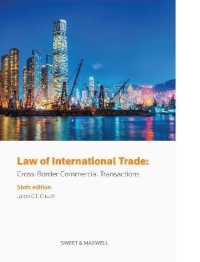 Law of International Trade : Cross-border Commercial Transactions -- Paperback / softback （6 ed）