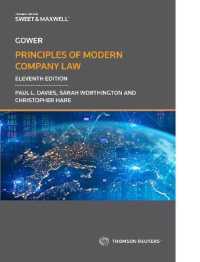 現代英国会社法の原理（第１１版）<br>Gower: Principles of Modern Company Law （11TH）