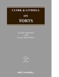 Clerk & Lindsell on Torts -- Paperback / softback （23 ed）