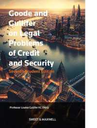 信用・担保取引の法律問題（第７版）<br>Goode on Legal Problems of Credit and Security （7TH）
