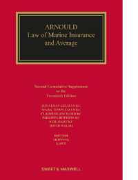 Arnould: Law of Marine Insurance and Average
