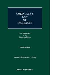 Colinvaux's Law of Insurance: 1st Supplement