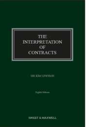 契約の解釈（第８版）<br>The Interpretation of Contracts （8TH）