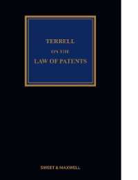 英国特許法(第２０版）<br>Terrell on the Law of Patents （20TH）