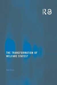 福祉国家の変容<br>The Transformation of Welfare States?