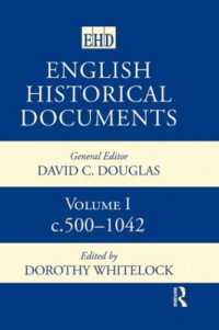 English Historical Documents 500-1041 / Whitelock, D