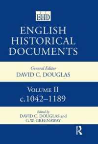 English Historical Documents: 1042-1189 (English Historical Documents)