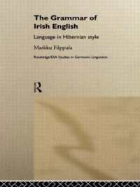 The Grammar of Irish English : Language in Hibernian Style (Routledge Studies in Germanic Linguistics)