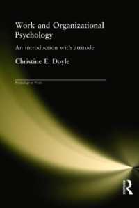 労働・組織心理学：新入門<br>Work and Organizational Psychology : An Introduction with Attitude (Psychology at Work)