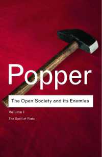 Ｋ．ポパー『開かれた社会とその敵』２分冊の１<br>The Open Society and its Enemies : The Spell of Plato (Routledge Classics)