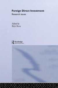 対外直接投資<br>Foreign Direct Investment : Research Issues (Routledge Studies in International Business and the World Economy)