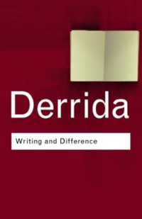 デリダ『エクリチュールと差異』（英訳）<br>Writing and Difference (Routledge Classics) （2ND）