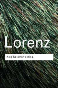 ローレンツ『ソロモンの指環』（英訳）<br>King Solomon's Ring (Routledge Classics) （2ND）