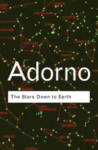 アドルノ『地に降る星・他論文集』（英訳・新序文）<br>The Stars Down to Earth (Routledge Classics) （2ND）