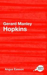 Gerard Manley Hopkins (Routledge Guides to Literature)