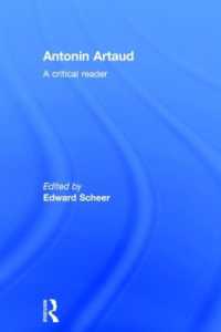 アルトー：批評読本<br>Antonin Artaud : A Critical Reader