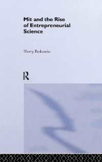 ＭＩＴと起業学の誕生<br>MIT and the Rise of Entrepreneurial Science (Routledge Studies in Global Competition)