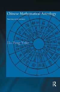 Chinese Mathematical Astrology : Reaching Out to the Stars (Needham Research Institute Series)