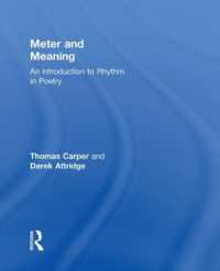 詩の韻律入門（テキスト）<br>Meter and Meaning : An Introduction to Rhythm in Poetry