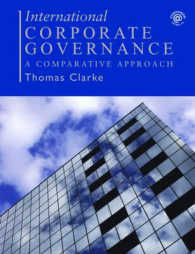 国際コーポレート・ガバナンス：比較考察<br>International Corporate Governance : A Comparative Perspective