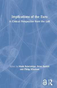 左派からのユーロ批判<br>Implications of the Euro : A Critical Perspective from the Left