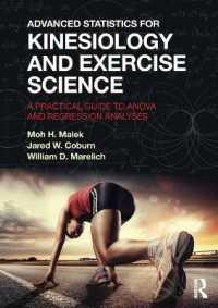 Advanced Statistics for Kinesiology and Exercise Science : A Practical Guide to ANOVA and Regression Analyses