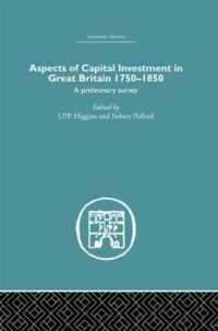 Aspects of Capital Investment in Great Britain 1750-1850 : A preliminary survey, report of a conference held the University of Sheffield, 5-7 January 1969 (Economic History)
