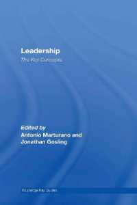 リーダーシップの主要概念<br>Leadership: the Key Concepts (Routledge Key Guides)
