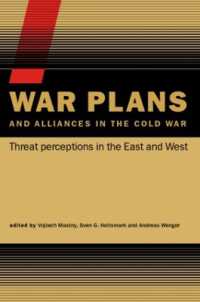 War Plans and Alliances in the Cold War : Threat Perceptions in the East and West (Css Studies in Security and International Relations)