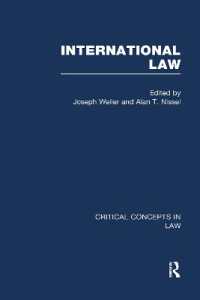 国際法：法の重要概念（全６巻）<br>International Law (Critical Concepts in Law)