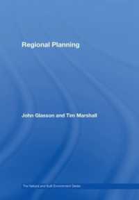 地域計画：英国における概念、理論と実務<br>Regional Planning (Natural and Built Environment Series)