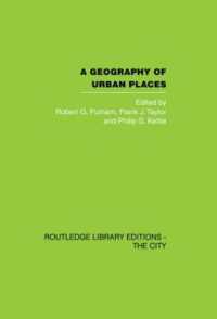 A Geography of Urban Places (Routledge Library Editions)
