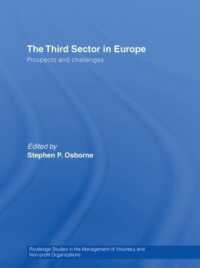 ヨーロッパの第三セクター：継続性と変化<br>The Third Sector in Europe : Prospects and Challenges (Routledge Studies in the Management of Voluntary and Non-profit Organizations)