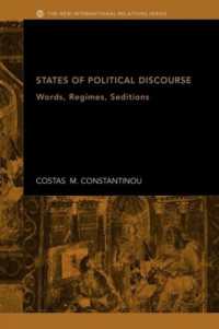 States of Political Discourse : Words, Regimes, Seditions (New International Relations)