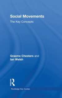社会運動の主要概念<br>Social Movements: The Key Concepts (Routledge Key Guides)