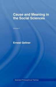 Cause and Meaning in the Social Sciences -- Paperback / softback