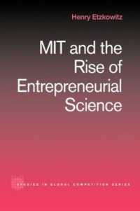 MIT and the Rise of Entrepreneurial Science (Routledge Studies in Global Competition)