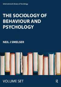 The Sociology of Behaviour and Psychology (International Library of Sociology)