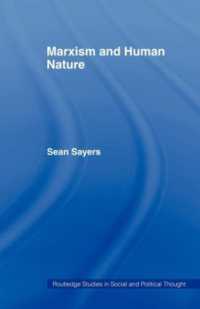 Marxism and Human Nature (Routledge Studies in Social and Political Thought)