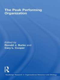 The Peak Performing Organization (Routledge Research in Strategic Management)