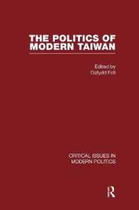 Politics of Modern Taiwan (Critical Issues in Modern Politics)